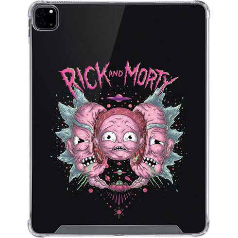 Adult Swim Rick and Morty Split Head Rick iPad Pro 12.9in (2020) Clear Case