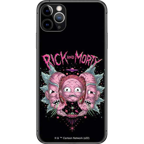 Adult Swim Rick and Morty Split Head Rick iPhone 11 Pro Max Skin
