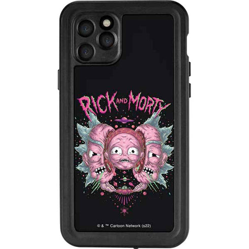 Adult Swim Rick and Morty Split Head Rick iPhone 11 Pro Waterproof Case