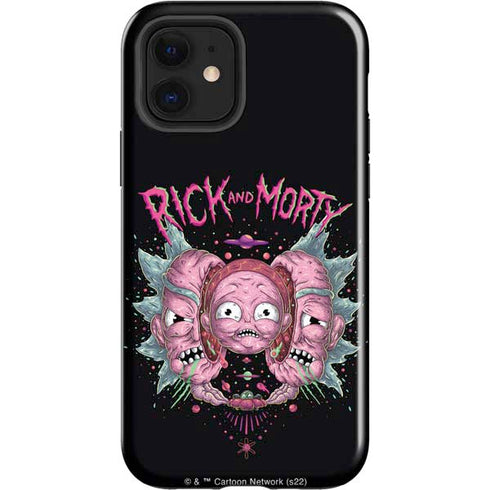 Adult Swim Rick and Morty Split Head Rick iPhone 12 Impact Case