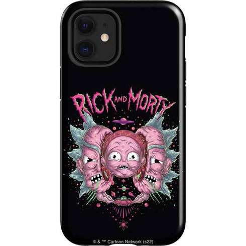 Adult Swim Rick and Morty Split Head Rick iPhone 12 Mini Impact Case