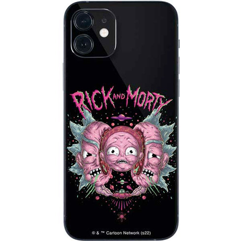 Adult Swim Rick and Morty Split Head Rick iPhone 12 Mini Skin