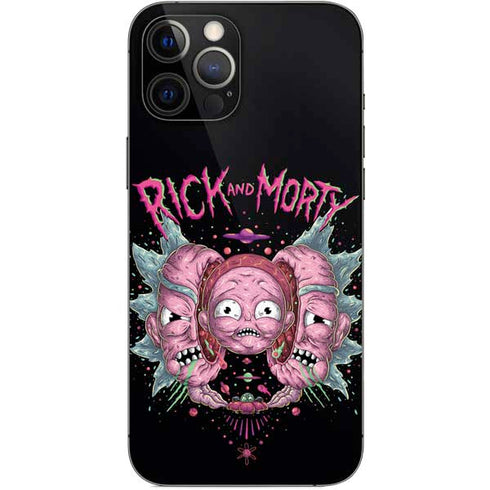 Adult Swim Rick and Morty Split Head Rick iPhone 12 Pro Max Skin