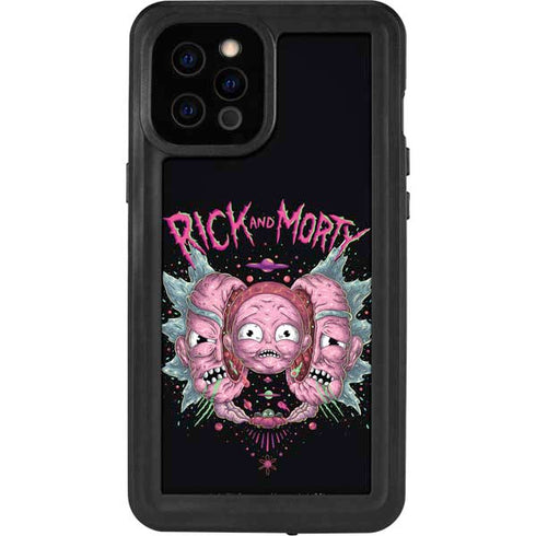 Adult Swim Rick and Morty Split Head Rick iPhone 12 Pro Max Waterproof Case