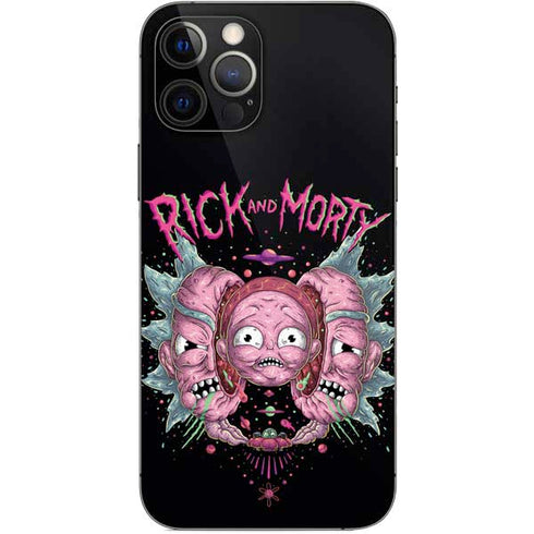 Adult Swim Rick and Morty Split Head Rick iPhone 12 Pro Skin