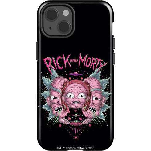 Adult Swim Rick and Morty Split Head Rick iPhone 13 Impact Case