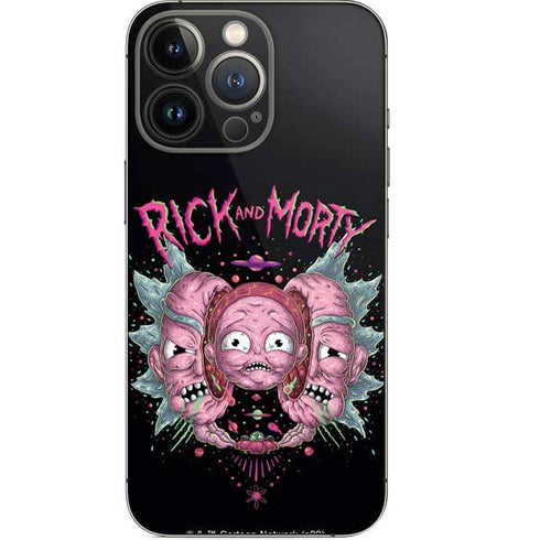 Adult Swim Rick and Morty Split Head Rick iPhone 13 Pro Skin