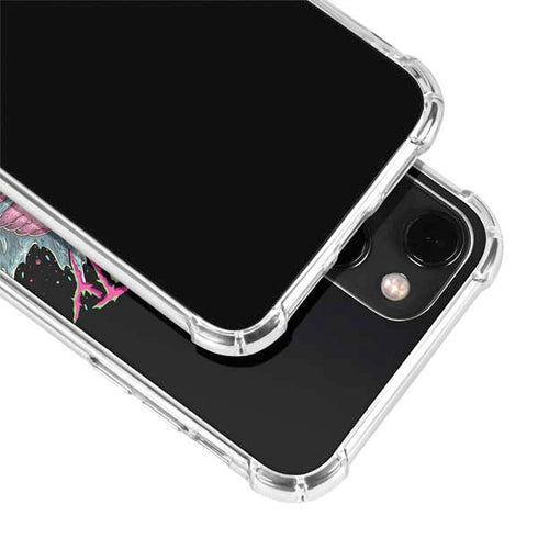 Adult Swim Rick and Morty Split Head Rick iPhone 14 Clear Case