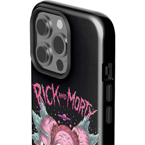 Adult Swim Rick and Morty Split Head Rick iPhone 14 Pro Impact Case