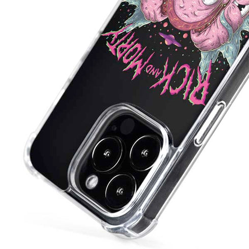 Adult Swim Rick and Morty Split Head Rick iPhone 14 Pro MagSafe Case