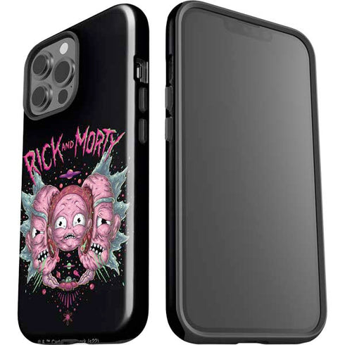 Adult Swim Rick and Morty Split Head Rick iPhone 15 Pro Max Impact Case
