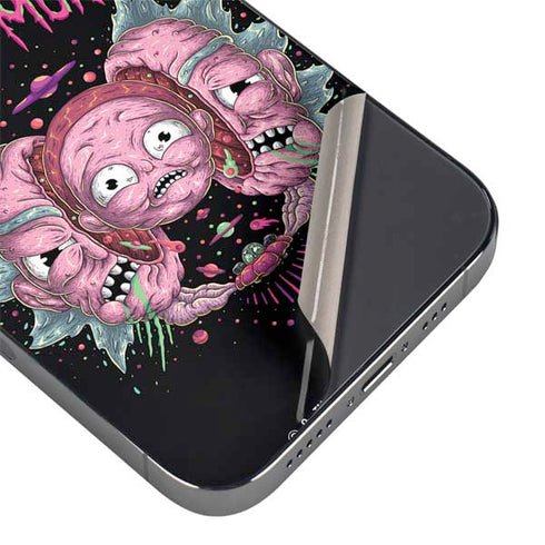 Adult Swim Rick and Morty Split Head Rick iPhone 14 Pro Max Skin