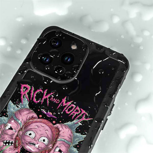 Adult Swim Rick and Morty Split Head Rick iPhone 14 Pro Max Waterproof Case