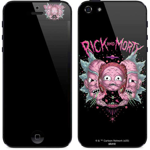 Adult Swim Rick and Morty Split Head Rick iPhone 5/5s/5SE Skin