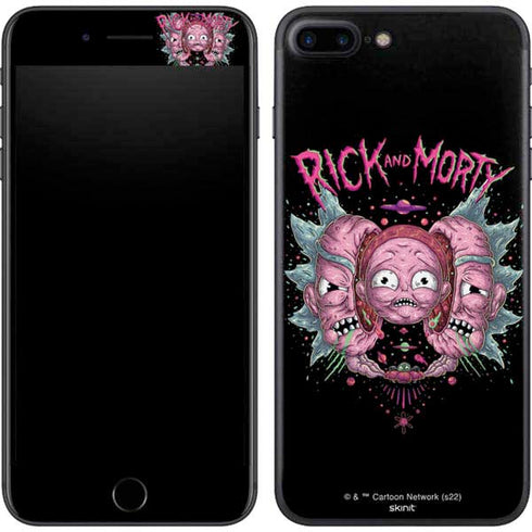 Adult Swim Rick and Morty Split Head Rick iPhone 7 Plus Skin
