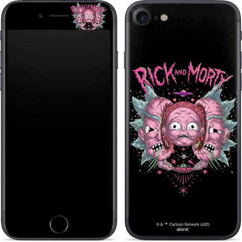 Adult Swim Rick and Morty Split Head Rick iPhone 8 Skin