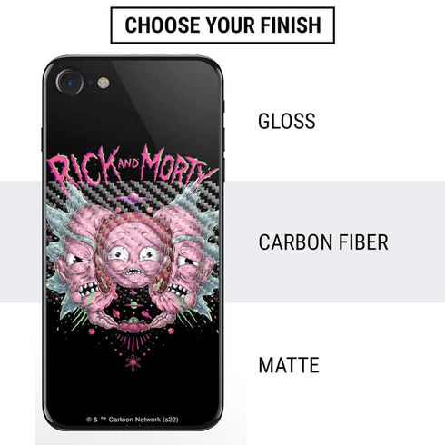Adult Swim Rick and Morty Split Head Rick iPhone SE (2nd & 3rd Gen) Skin