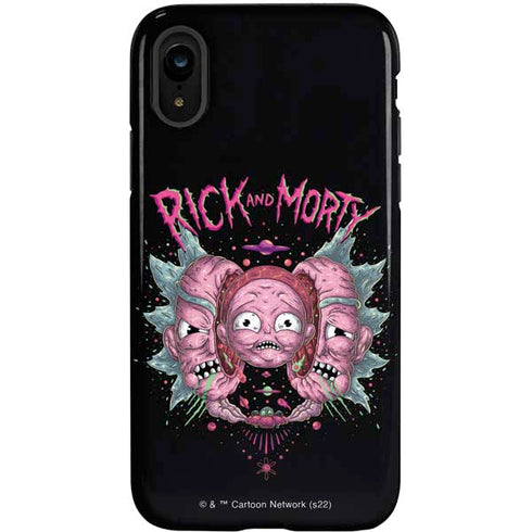 Adult Swim Rick and Morty Split Head Rick iPhone XR Pro Case