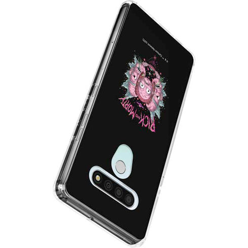 Adult Swim Rick and Morty Split Head Rick LG Stylo 6 Clear Case