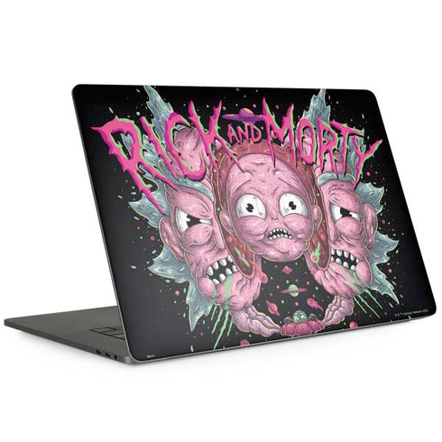 Adult Swim Rick and Morty Split Head Rick Apple MacBook Pro 15-inch Skin