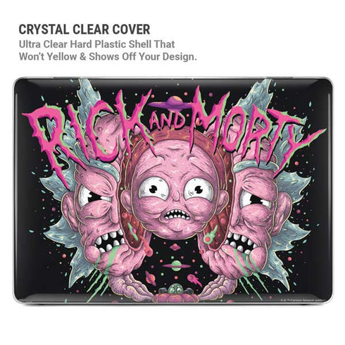 Adult Swim Rick and Morty Split Head Rick MacBook Pro 16in (2021-25) Case plus Skin