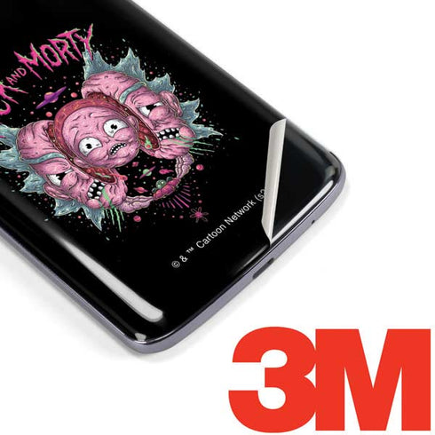Adult Swim Rick and Morty Split Head Rick Moto E5 Plus Skin