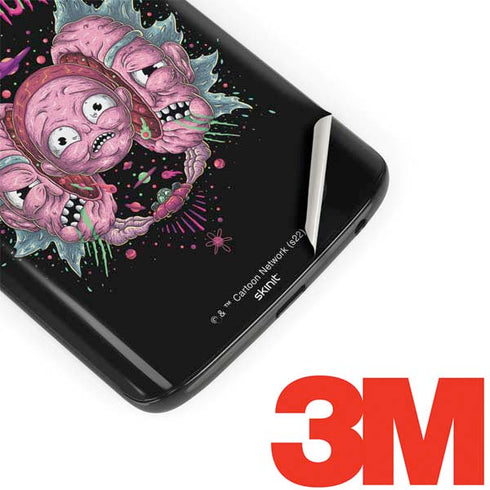 Adult Swim Rick and Morty Split Head Rick Moto G6 Skin