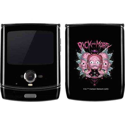 Adult Swim Rick and Morty Split Head Rick Motorola RAZR Skin