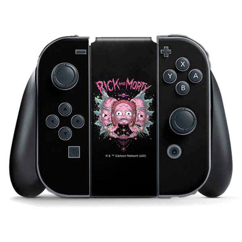 Adult Swim Rick and Morty Split Head Rick Nintendo Switch (2017-2021) Joy-Con Controller Skin