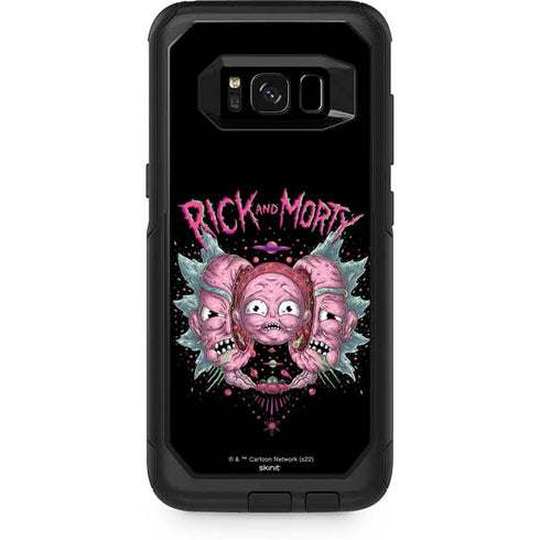 Adult Swim Rick and Morty Split Head Rick Otterbox Commuter Galaxy Skin