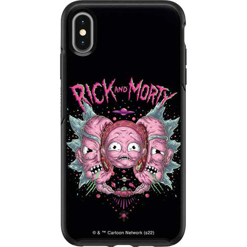 Adult Swim Rick and Morty Split Head Rick Otterbox Symmetry iPhone Skin