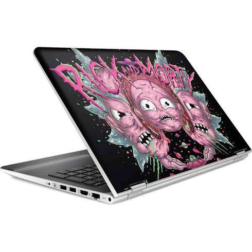 Adult Swim Rick and Morty Split Head Rick HP Pavilion Skin