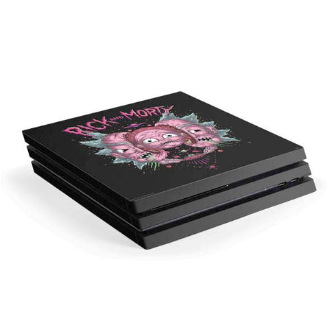 Adult Swim Rick and Morty Split Head Rick PS4 Pro Console Skin