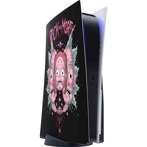 Adult Swim Rick and Morty Split Head Rick PS5 Console Skin
