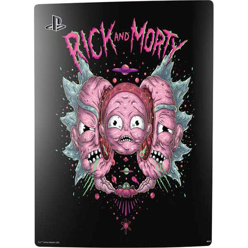 Adult Swim Rick and Morty Split Head Rick PS5 Console Skin