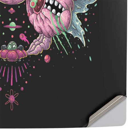 Adult Swim Rick and Morty Split Head Rick PS5 Console Skin
