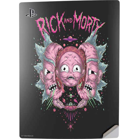 Adult Swim Rick and Morty Split Head Rick PS5 Digital Edition Console Skin