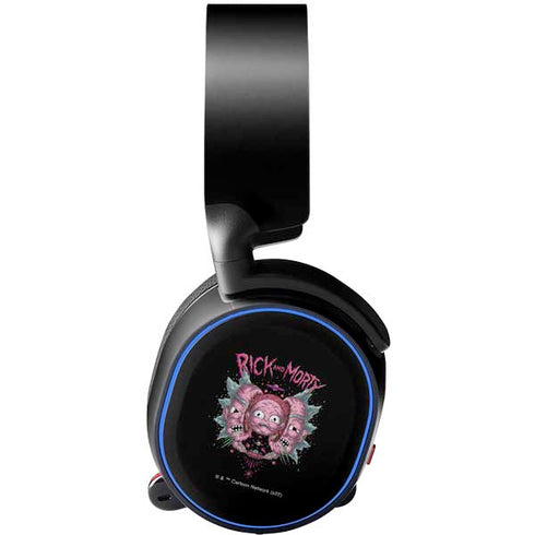 Adult Swim Rick and Morty Split Head Rick SteelSeries Arctis 5 Skin