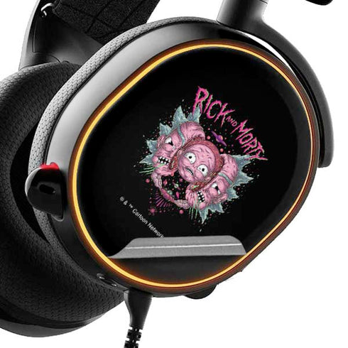 Adult Swim Rick and Morty Split Head Rick SteelSeries Arctis 5 Skin