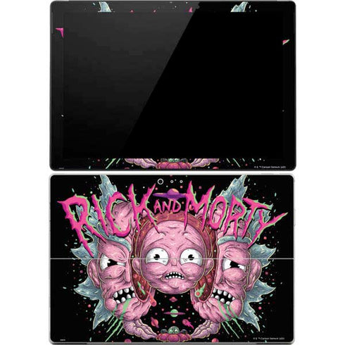 Adult Swim Rick and Morty Split Head Rick Surface Pro 4 Skin