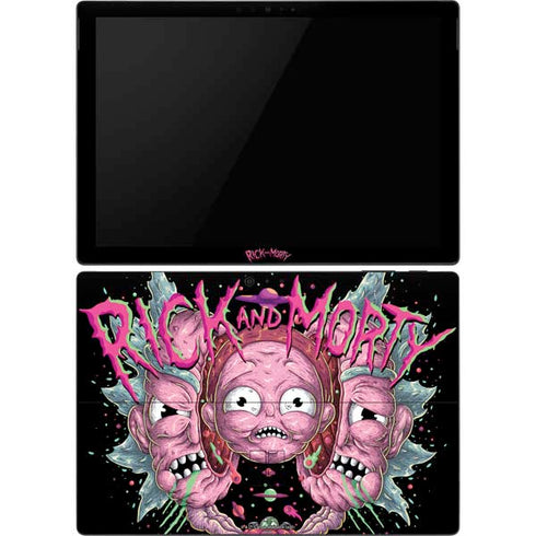 Adult Swim Rick and Morty Split Head Rick Surface Pro 6 Skin