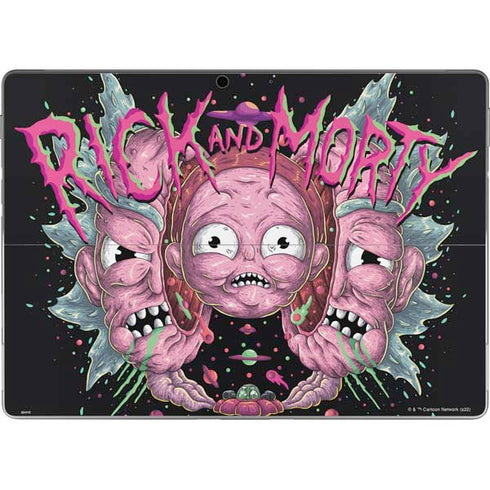 Adult Swim Rick and Morty Split Head Rick Surface Pro 9 Skin