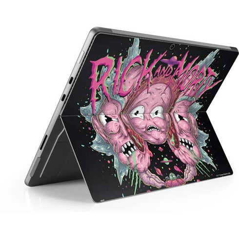 Adult Swim Rick and Morty Split Head Rick Surface Pro 9 Skin