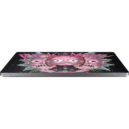 Adult Swim Rick and Morty Split Head Rick Universal Laptop 17in (13.8 x 10in) Skin