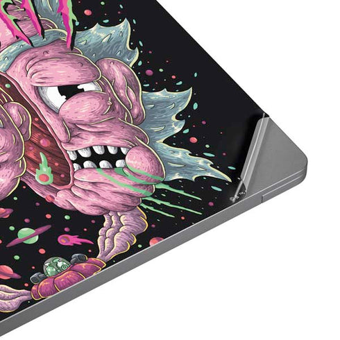 Adult Swim Rick and Morty Split Head Rick Universal Laptop 17in (13.8 x 10in) Skin