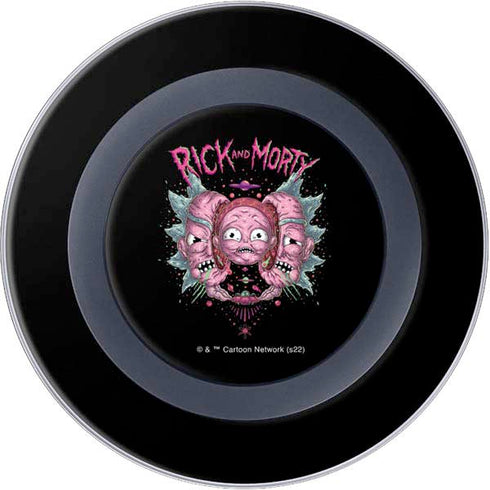 Adult Swim Rick and Morty Split Head Rick Wireless Charger Skin