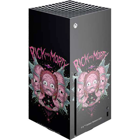 Adult Swim Rick and Morty Split Head Rick Xbox Series X Console Skin