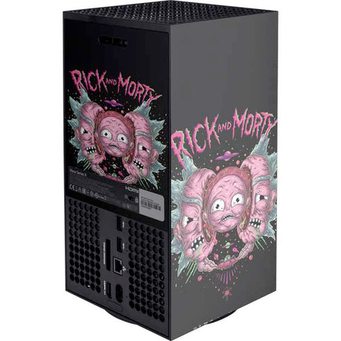 Adult Swim Rick and Morty Split Head Rick Xbox Series X Console Skin