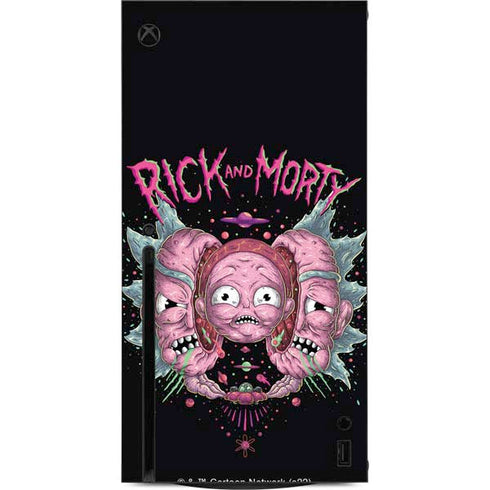 Adult Swim Rick and Morty Split Head Rick Xbox Series X Console Skin