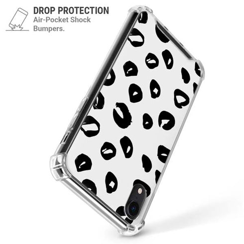 Spotted iPhone XR Clear Case
